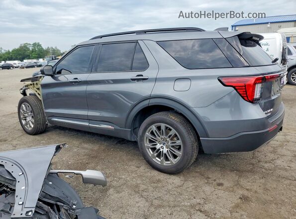 1FMUK8DH6SGA14906 2025 FORD EXPLORER Серый Задняя левая четверть