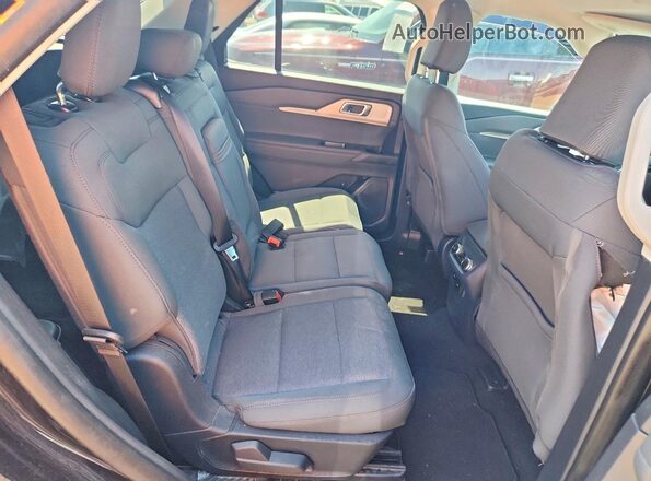 1FMUK8DH6SGA24433 2025 FORD EXPLORER Black Rear interior view