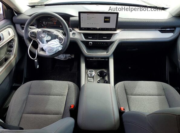 1FMUK8DH6SGC78451 2025 FORD EXPLORER Gray წინა პანელის ხედი