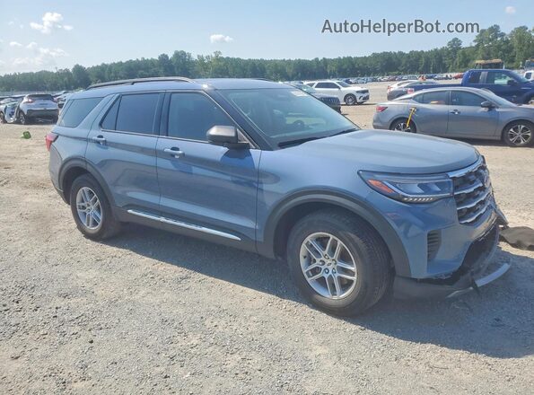 1FMUK8DH7SGC60072 2025 FORD EXPLORER Синий Передняя правая четверть