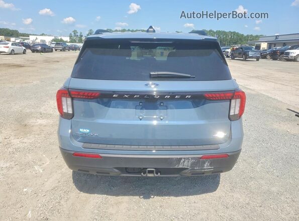 1FMUK8DH7SGC60072 2025 FORD EXPLORER Синий Вид сзади