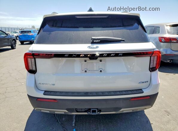 1FMUK8DH8SGC07493 2025 FORD EXPLORER White Widok z tyłu