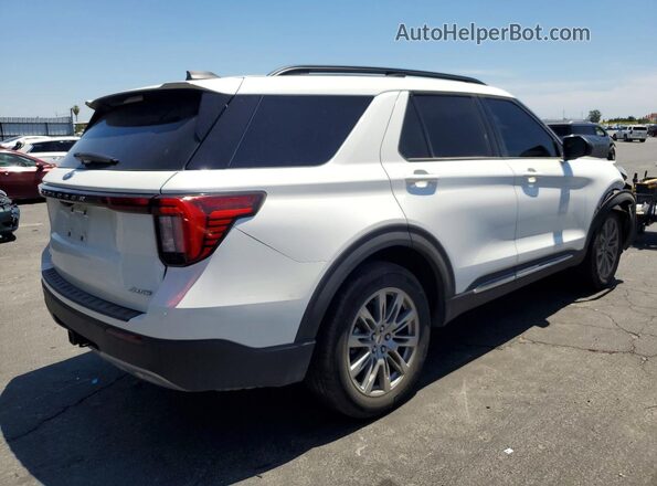 1FMUK8DH8SGC07493 2025 FORD EXPLORER White Tył prawy