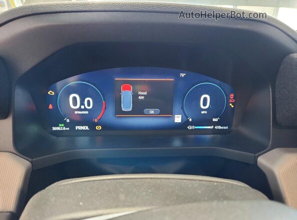 1FMUK8DH9SGA21204 2025 FORD EXPLORER Серый Вид щитка приборов