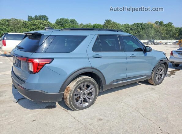 1FMUK8DHXSGA52719 2025 FORD EXPLORER Blue Tył prawy