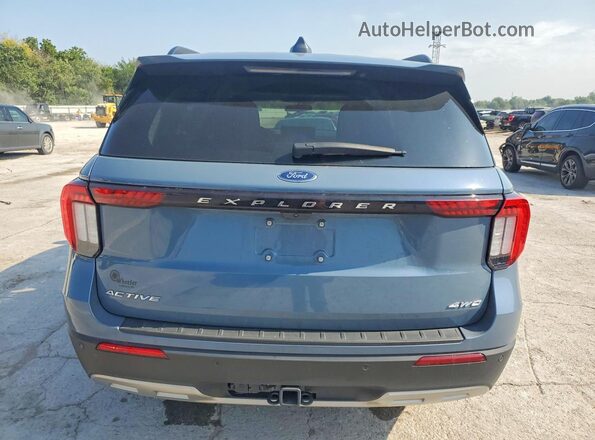 1FMUK8DHXSGA52719 2025 FORD EXPLORER Blue Widok z tyłu