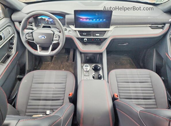 1FMUK8KHXTGA57164 2026 FORD EXPLORER Black Widok deski rozdzielczej