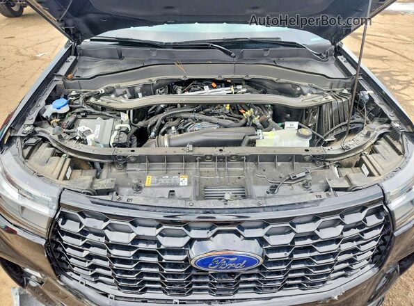 1FMUK8KHXTGA57164 2026 FORD EXPLORER Black Widok komory silnika
