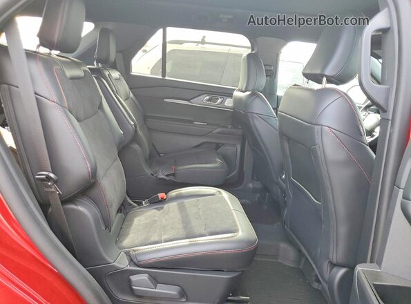 1FMWK8GC0SGC38505 2025 FORD EXPLORER Red უკანა სალონის ხედი