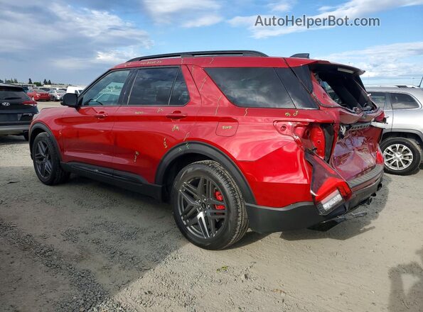 1FMWK8GC0SGC38505 2025 FORD EXPLORER Red უკანა მარცხენა