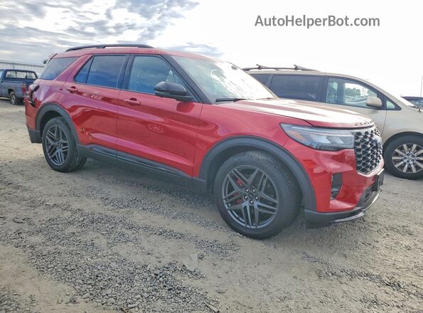 1FMWK8GC0SGC38505 2025 FORD EXPLORER Red წინა მარჯვენა