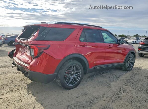 1FMWK8GC0SGC38505 2025 FORD EXPLORER Red უკანა მარჯვენა
