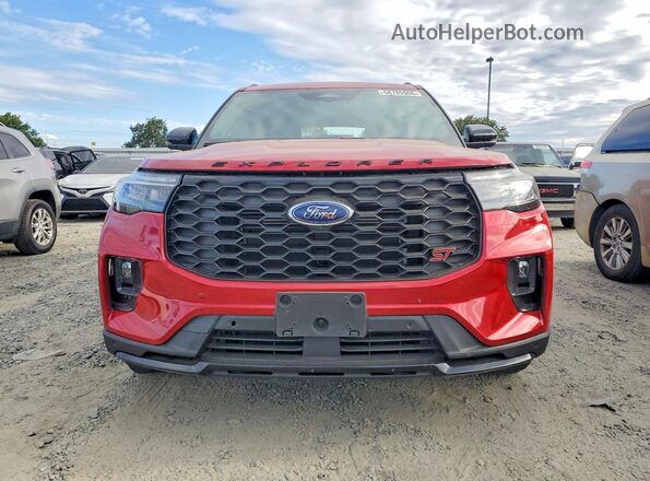 1FMWK8GC0SGC38505 2025 FORD EXPLORER Red წინა ხედი
