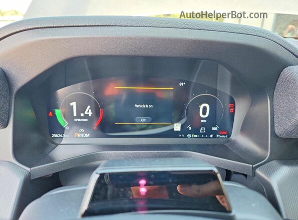 1FMWK8GC2SGA81494 2025 FORD EXPLORER Серый Вид щитка приборов