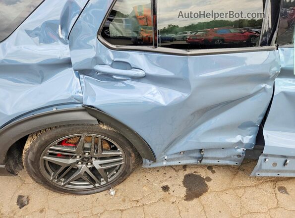 1FMWK8GC2SGB96032 2025 FORD EXPLORER Blue Widok wnętrza z tyłu