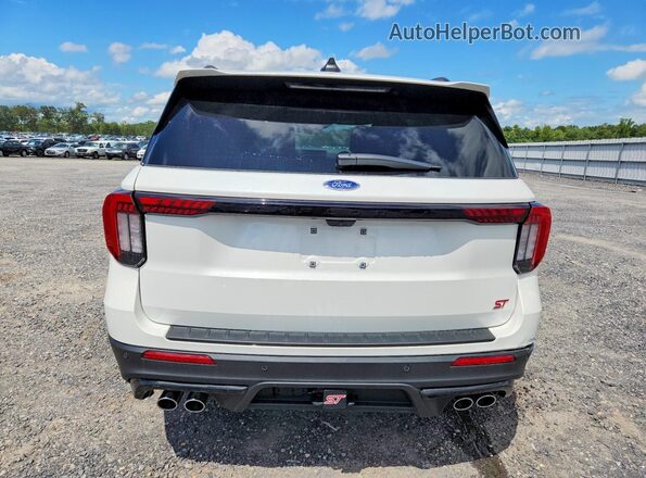 1FMWK8GC3SGC89626 2025 FORD EXPLORER White Вид ззаду