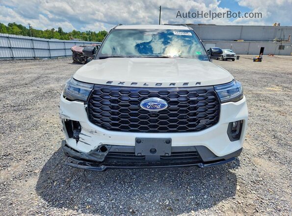 1FMWK8GC3SGC89626 2025 FORD EXPLORER White Вид спереду