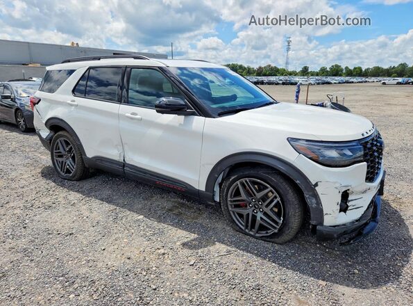 1FMWK8GC3SGC89626 2025 FORD EXPLORER White Передня права чверть