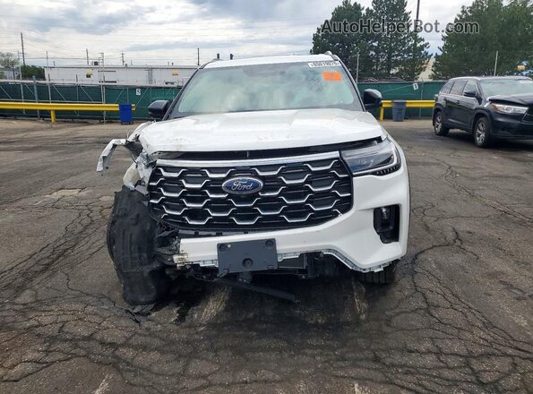 1FMWK8HC8SGC18226 2025 FORD EXPLORER Белый Вид спереди