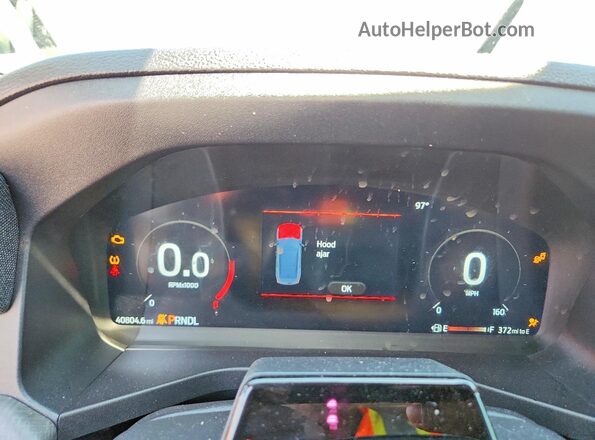 1FMWK8HC9SGA73231 2025 FORD EXPLORER Silver Instrument cluster view
