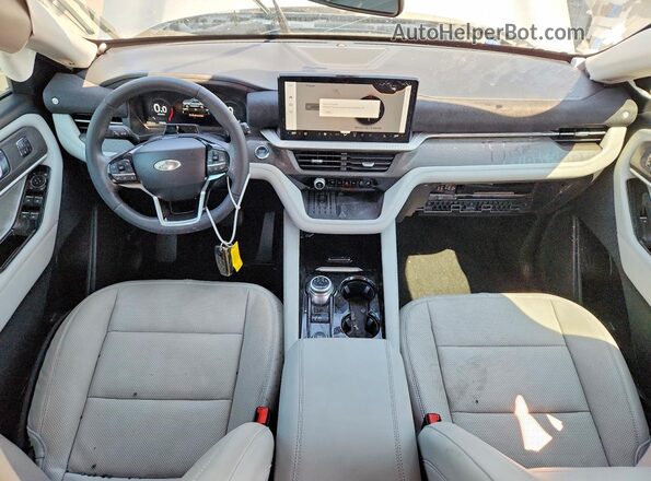 1FMWK8HC9SGA73231 2025 FORD EXPLORER Silver Dashboard view