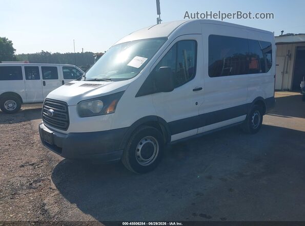 1FMZK1CM2GKB13092 2016 FORD TRANSIT-150 White წინა მარცხენა ხედი სამი მეოთხედიდან