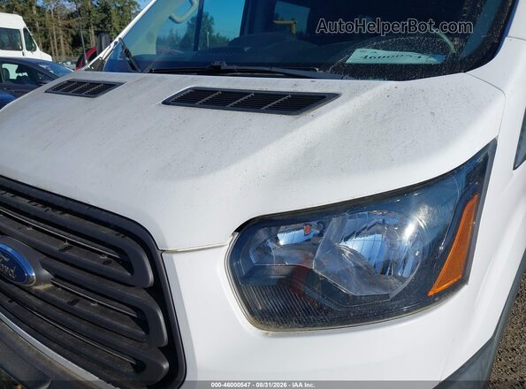 1FMZK1YM0JKB07176 2018 FORD TRANSIT-150 White Widok z przodu