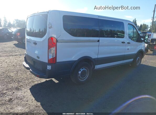 1FMZK1YM0JKB07176 2018 FORD TRANSIT-150 White Tył prawy