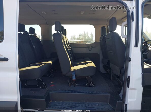 1FMZK1YM0JKB07176 2018 FORD TRANSIT-150 White Widok naklejki z numerem VIN