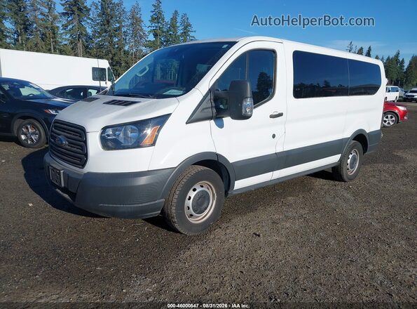 1FMZK1YM0JKB07176 2018 FORD TRANSIT-150 White Przód lewy