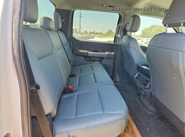 1FT6W1BM9SWG16603 2025 FORD F150 White Rear seats view