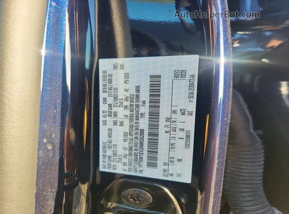 1FT6W1EV2NWG02888 2022 FORD F150 Black Engine compartment view