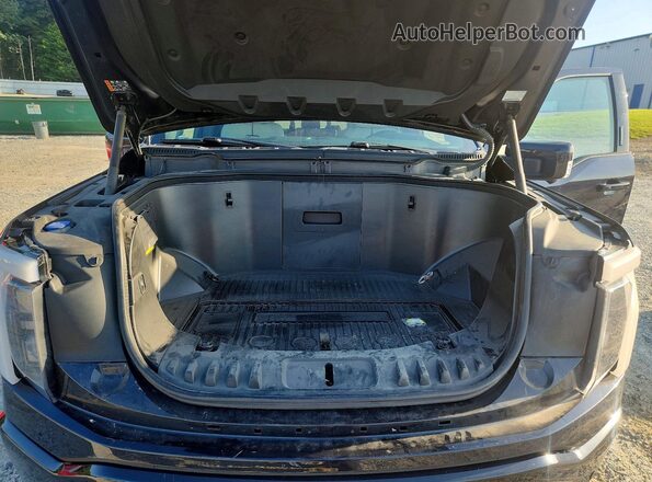 1FT6W1EV2NWG02888 2022 FORD F150 Black Rear interior view