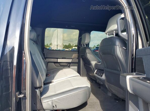 1FT6W5L76RWG08517 2024 FORD F150 Черный Вид задних сидений