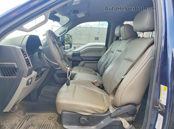 1FT7W2A62KEG06210 2019 FORD F250 Blue წინა სალონის ხედი