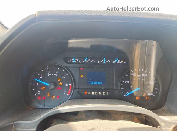 1FT7W2A65KEG01180 2019 FORD F250 Белый Вид щитка приборов