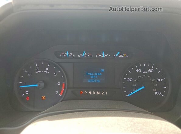1FT7W2A65MED47344 2021 FORD F250 Белый Вид щитка приборов