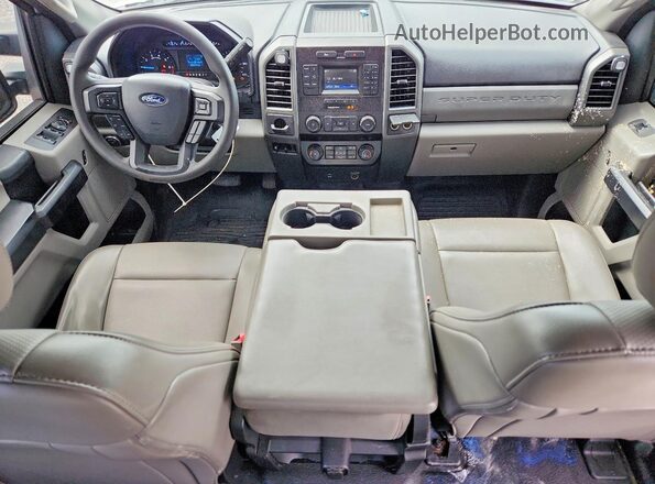 1FT7W2A69KEE03296 2019 FORD F250 White Widok deski rozdzielczej