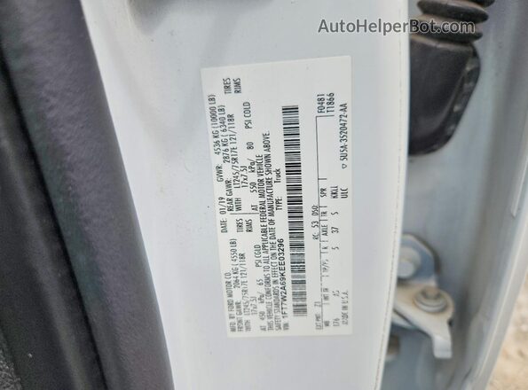 1FT7W2A69KEE03296 2019 FORD F250 White Widok komory silnika