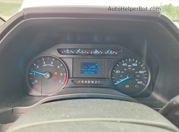 1FT7W2A69KEE03296 2019 FORD F250 White Widok zestawu wskaźników