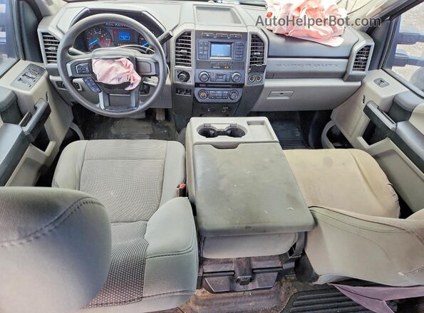 1FT7W2B60HEE71073 2017 FORD F250 White Widok deski rozdzielczej
