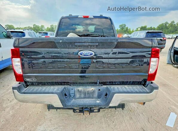 1FT7W2B63NEG39932 2022 FORD F250 Black Вид ззаду