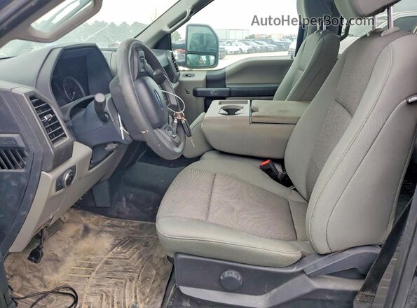 1FT7W2B63NEG39932 2022 FORD F250 Black Вид салону спереду