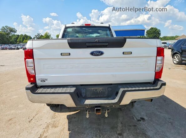 1FT7W2B65NEF59001 2022 FORD F250 White უკანა ხედი