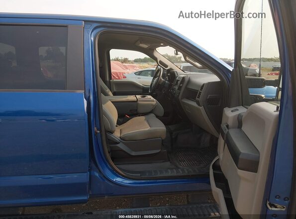 1FT7W2B66NEE69355 2022 FORD F-250 Blue წინა სალონის ხედი
