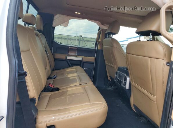 1FT7W2BN1NEF18856 2022 FORD F250 White უკანა სავარძლების ხედი