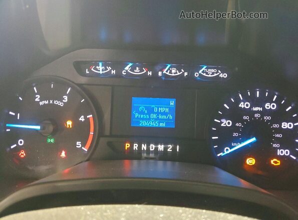 1FT7W2BT0KEC90696 2019 FORD F250 Белый Вид щитка приборов