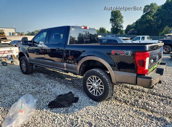 1FT7W2BT0KEE73886 2019 FORD F250 Black Tył lewy