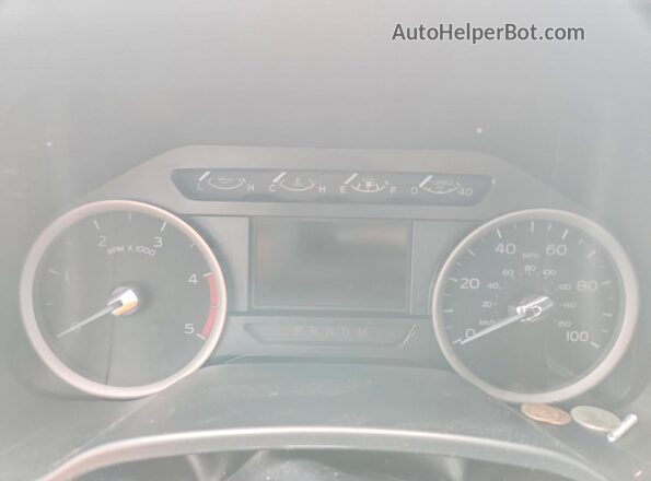 1FT7W2BT1MEC35354 2021 FORD F250 Silver Вид щитка приладів