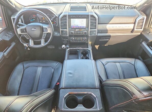1FT7W2BT2LEE71770 2020 FORD F-250 Белый Вид панели приборов
